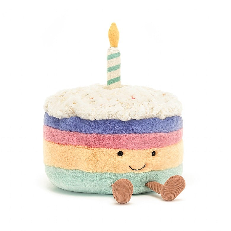 Peluche - Pastel de Cumpleaños Rainbow - Casa de Fieras