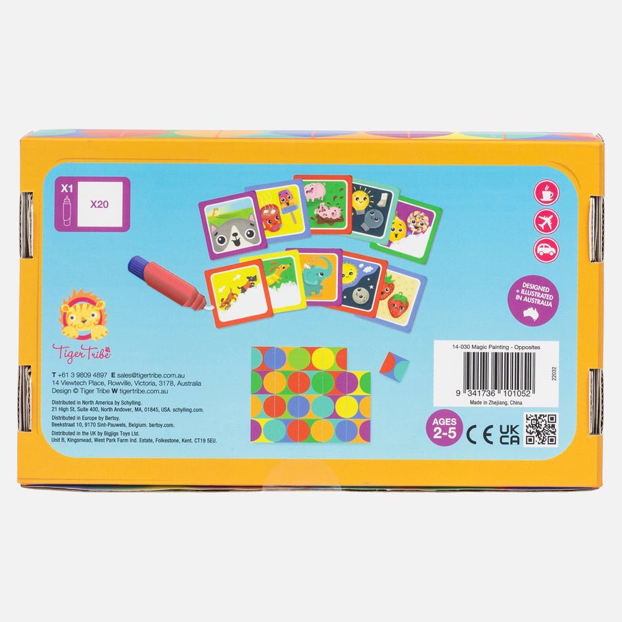 Pintura mágica - Opuestos - Casa de Fieras