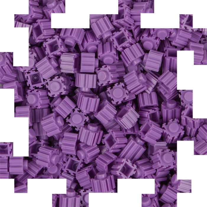 Pix Brix - Caja 500 piezas - Morado - Casa de Fieras