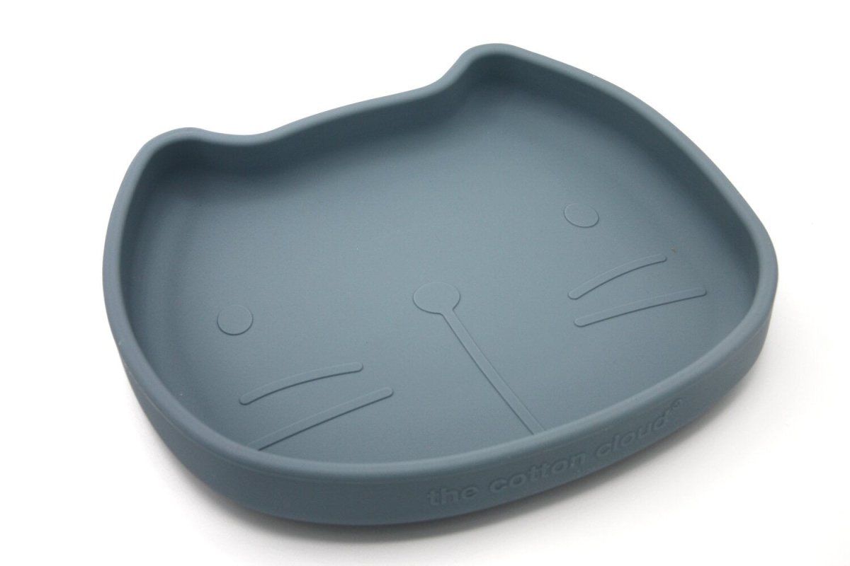Plato Gato de silicona con Ventosa (Ver colores) - Casa de Fieras