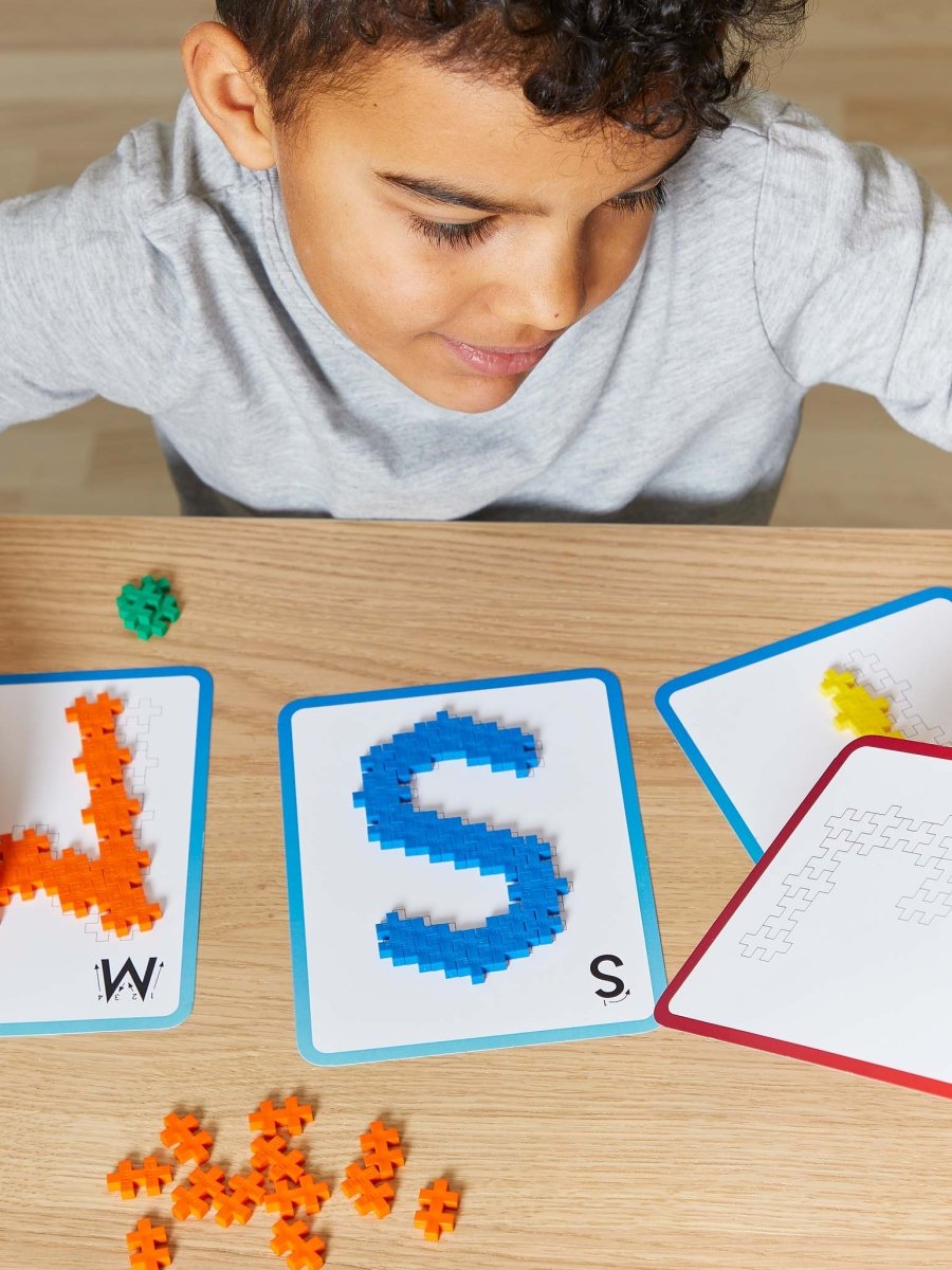 Plus Plus - Aprende a construir - ABC & 123 (600piezas) - Casa de Fieras