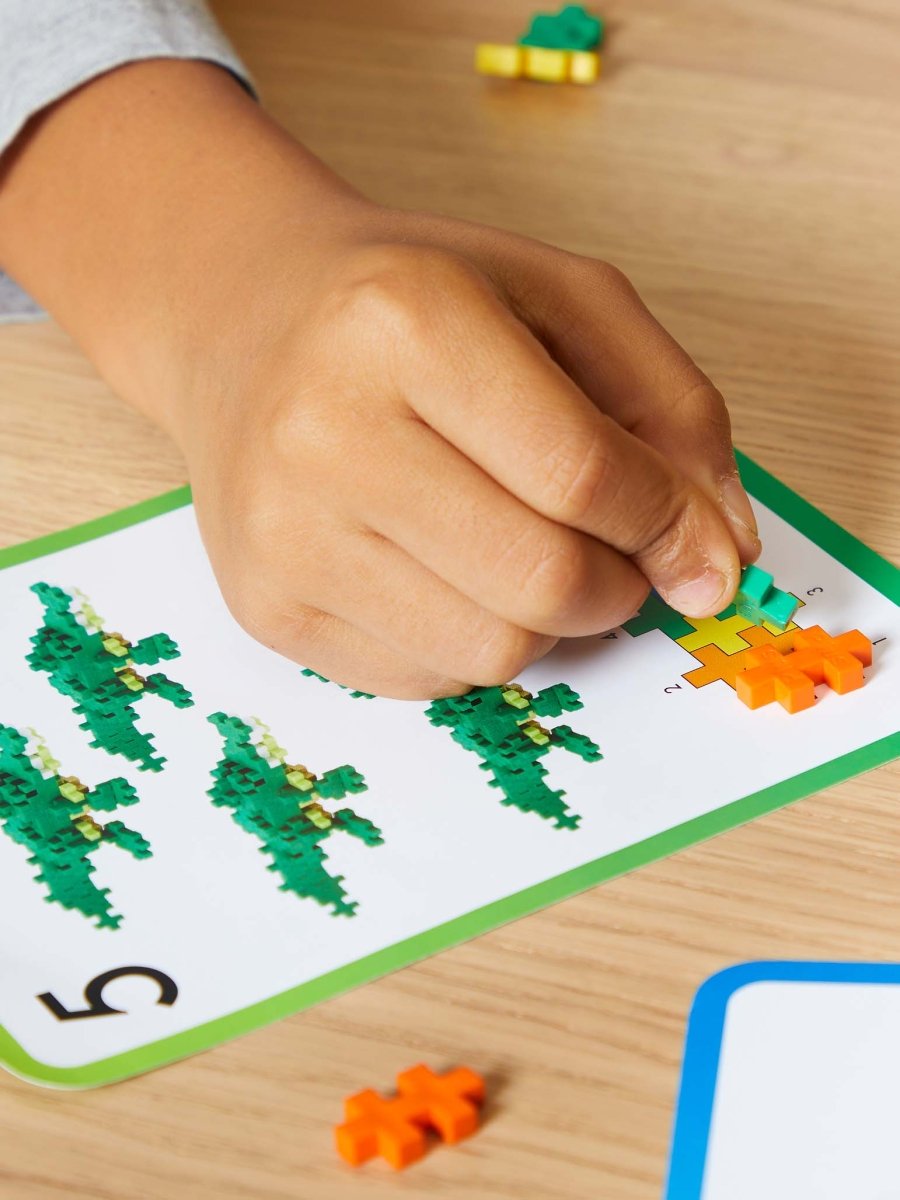 Plus Plus - Aprende a construir - ABC & 123 (600piezas) - Casa de Fieras