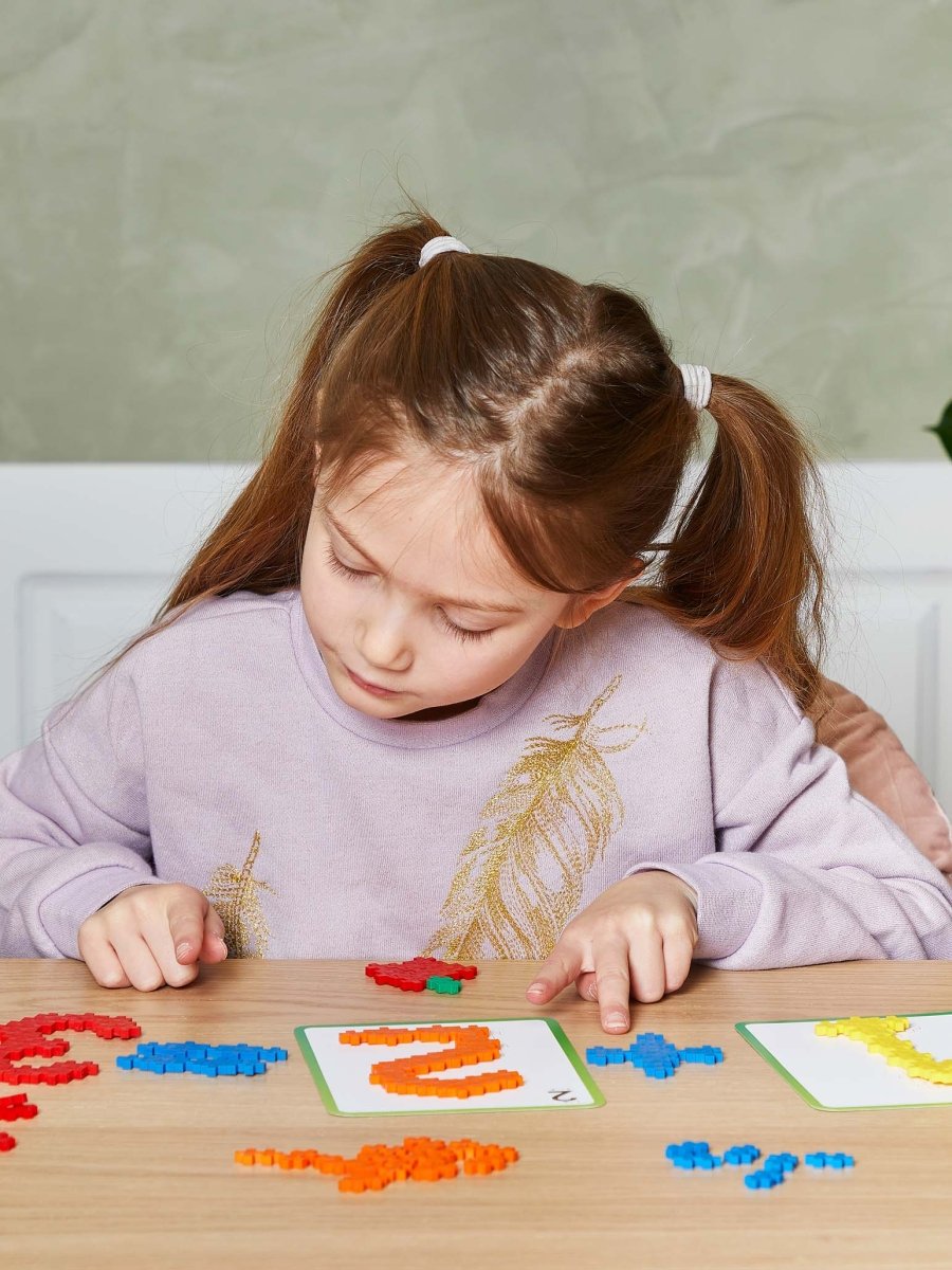 Plus Plus - Aprende a construir - ABC & 123 (600piezas) - Casa de Fieras