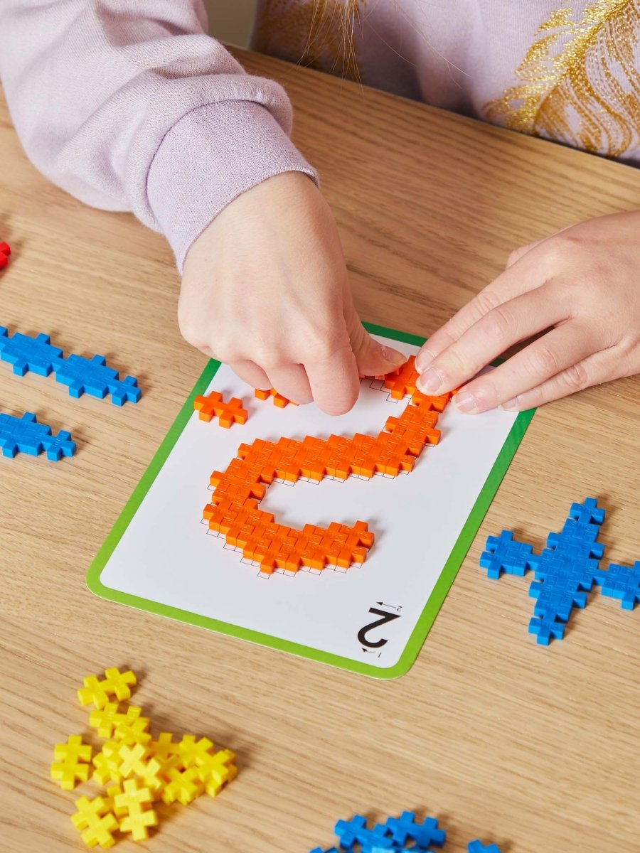 Plus Plus - Aprende a construir - ABC & 123 (600piezas) - Casa de Fieras