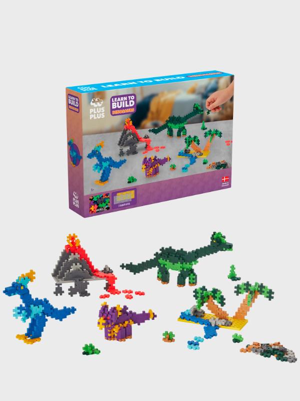 Plus Plus - Aprende a construir - Dinos (600piezas) - Casa de Fieras