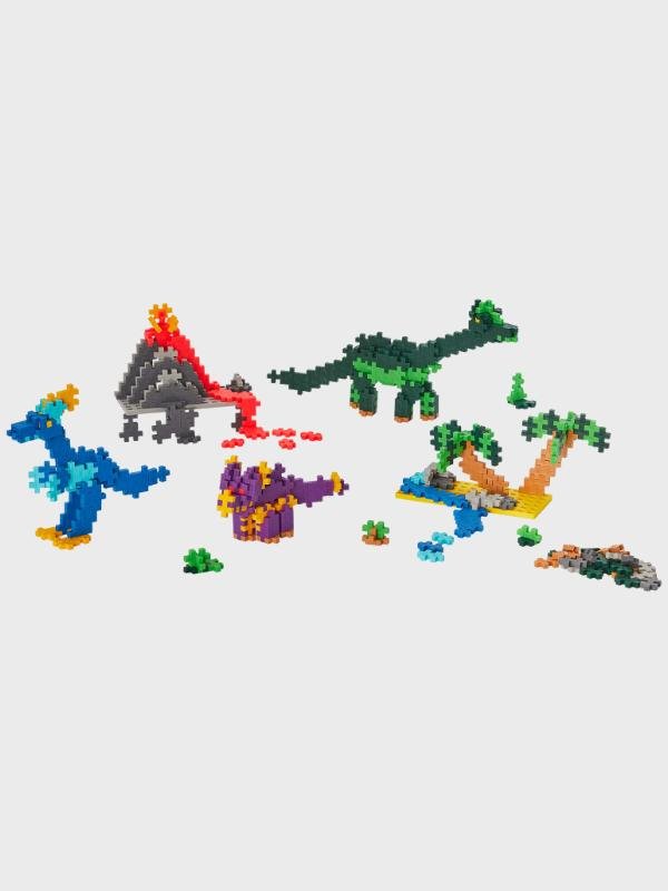 Plus Plus - Aprende a construir - Dinos (600piezas) - Casa de Fieras