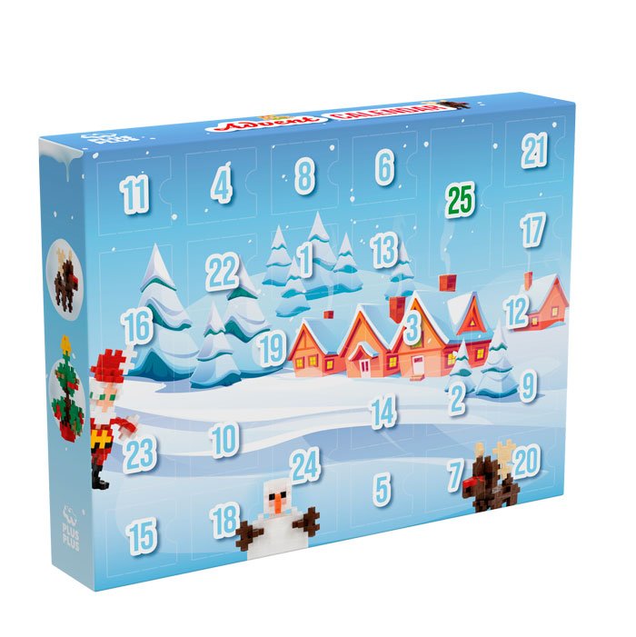 Plus Plus - Calendario de Adviento (600piezas) - Casa de Fieras