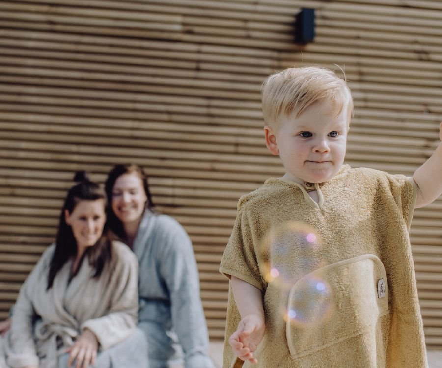 Poncho (Bambú) - Amarillo Pastel - Casa de Fieras