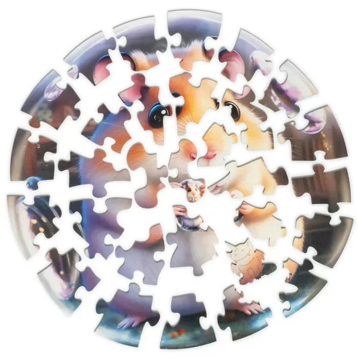 Puzzle de madera - Hamster (30 piezas) - Casa de Fieras
