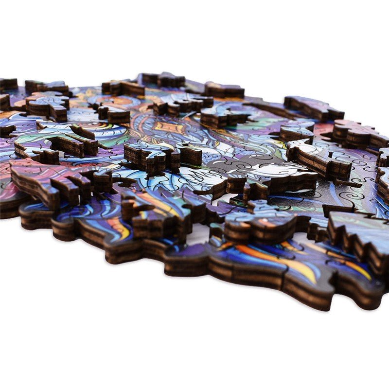 Puzzle de madera - Lobo - Casa de Fieras