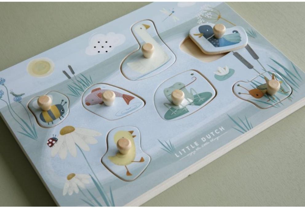 Puzzle de sonido animales - Casa de Fieras