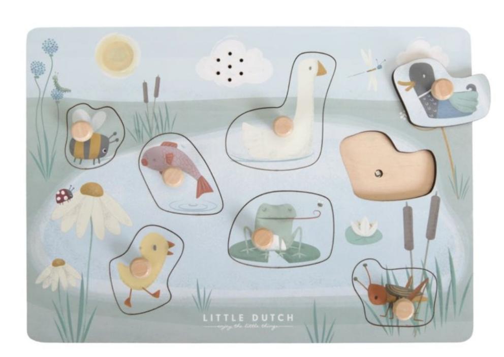 Puzzle de sonido animales - Casa de Fieras