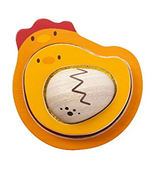 Puzzle Sensorial - Pollito y gallina (+1año) - Casa de Fieras