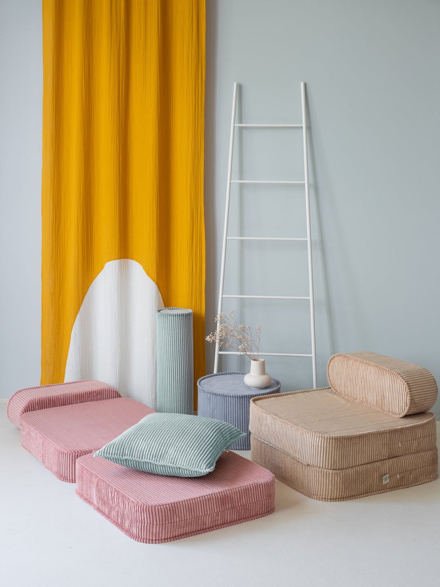 Sofá cama - Pana - Pink Mousse - Casa de Fieras