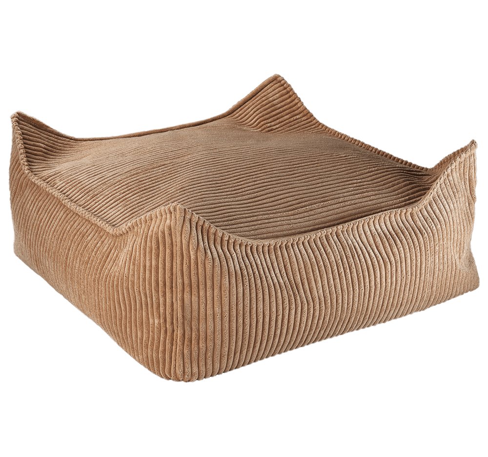 Square Ottoman - Pana - Toffee - Casa de Fieras