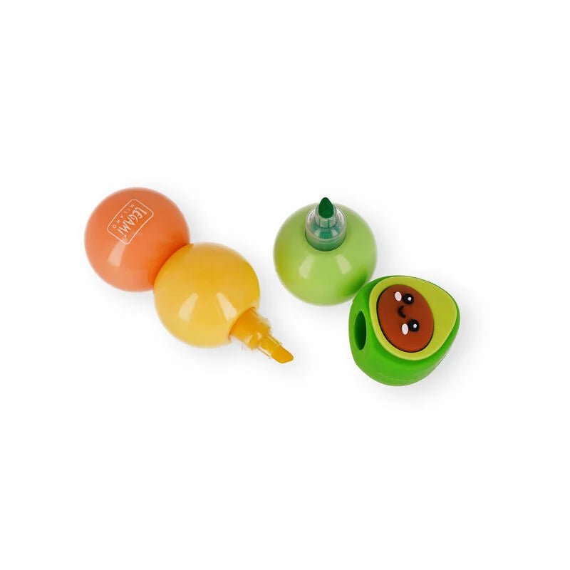 Subrayadores mini 3 en 1 - Aguacate - Casa de Fieras