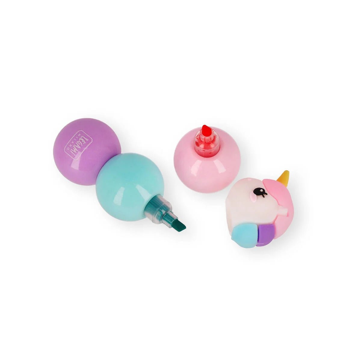 Subrayadores mini 3 en 1 - Unicornio - Casa de Fieras