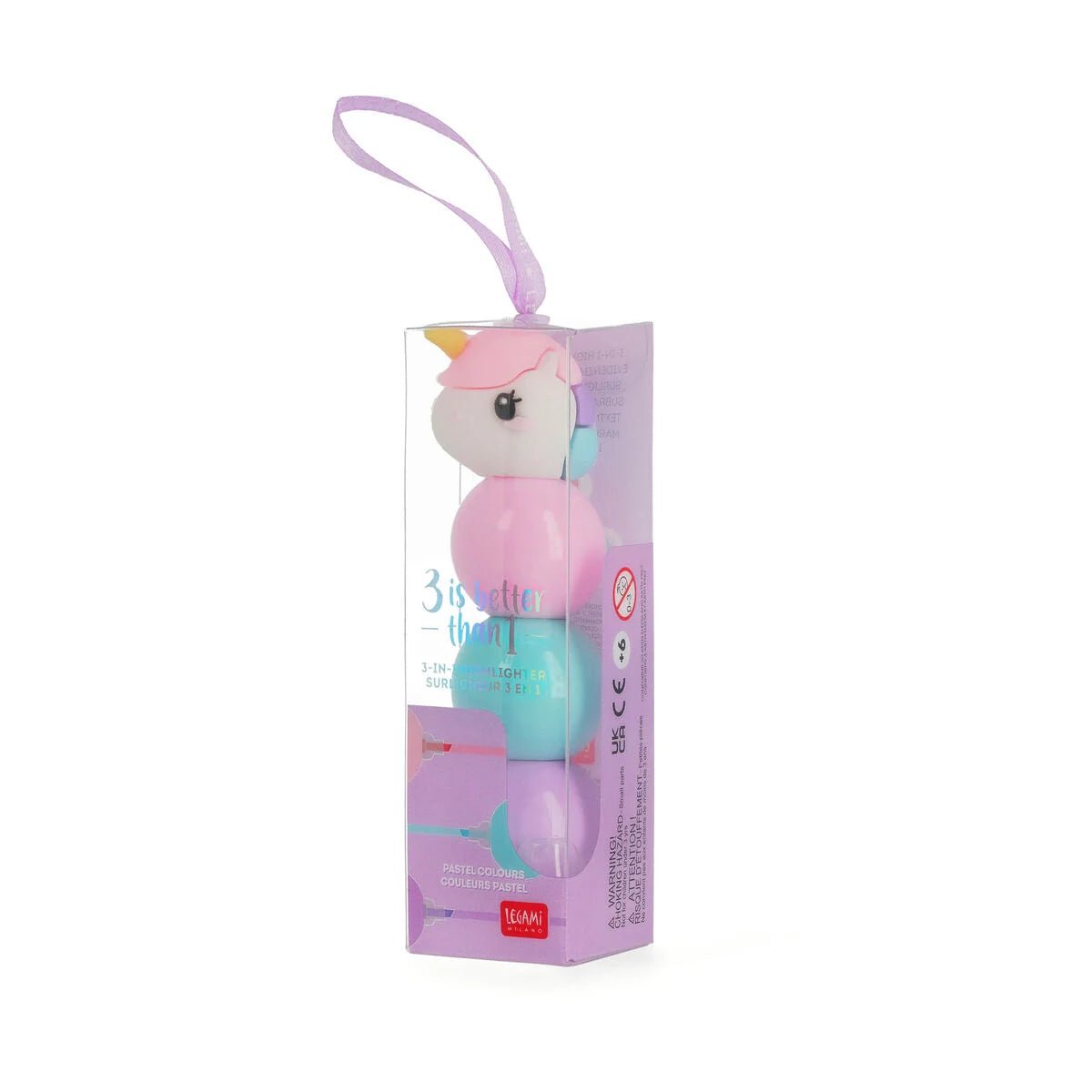 Subrayadores mini 3 en 1 - Unicornio - Casa de Fieras