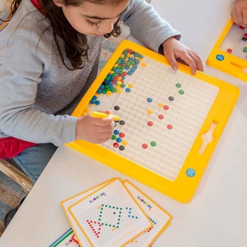 Tableta magnética bolitas (con patrones) - Casa de Fieras