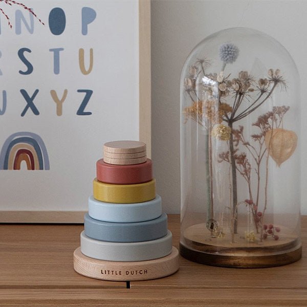 Torre de apilar - Colores tierra (+1 año) - Casa de Fieras