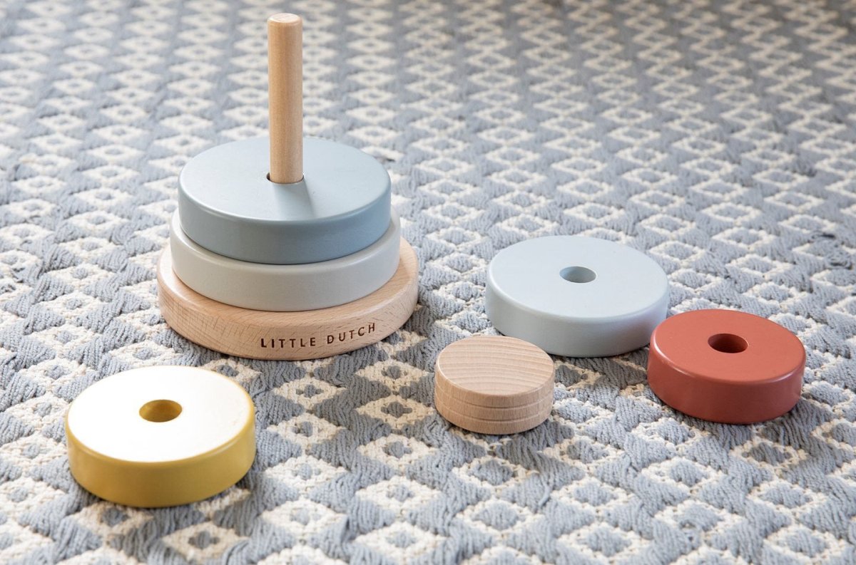 Torre de apilar - Colores tierra (+1 año) - Casa de Fieras