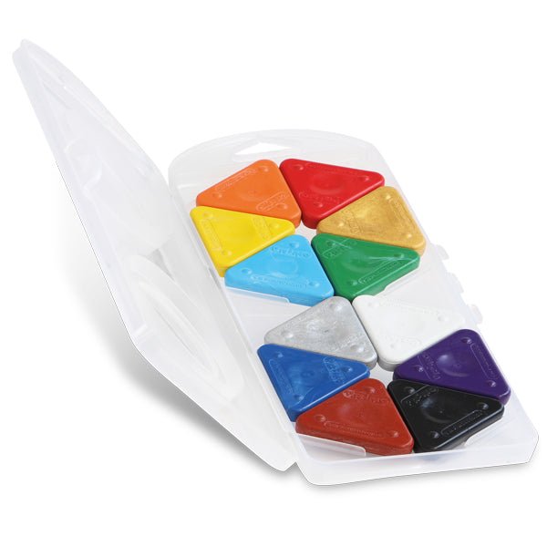 Triangulos de cera - 12 colores - Casa de Fieras