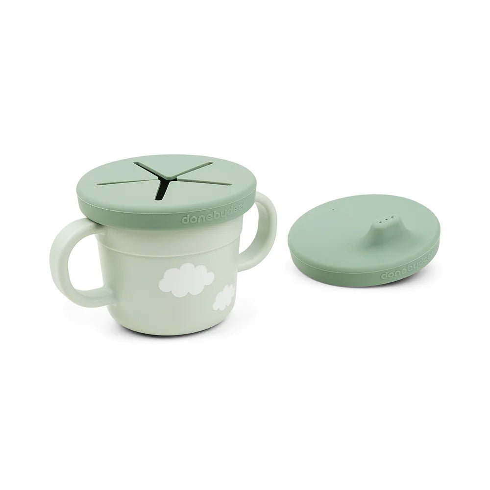 Vaso con Boquilla + Snack - Cocodrilo Verde - Casa de Fieras