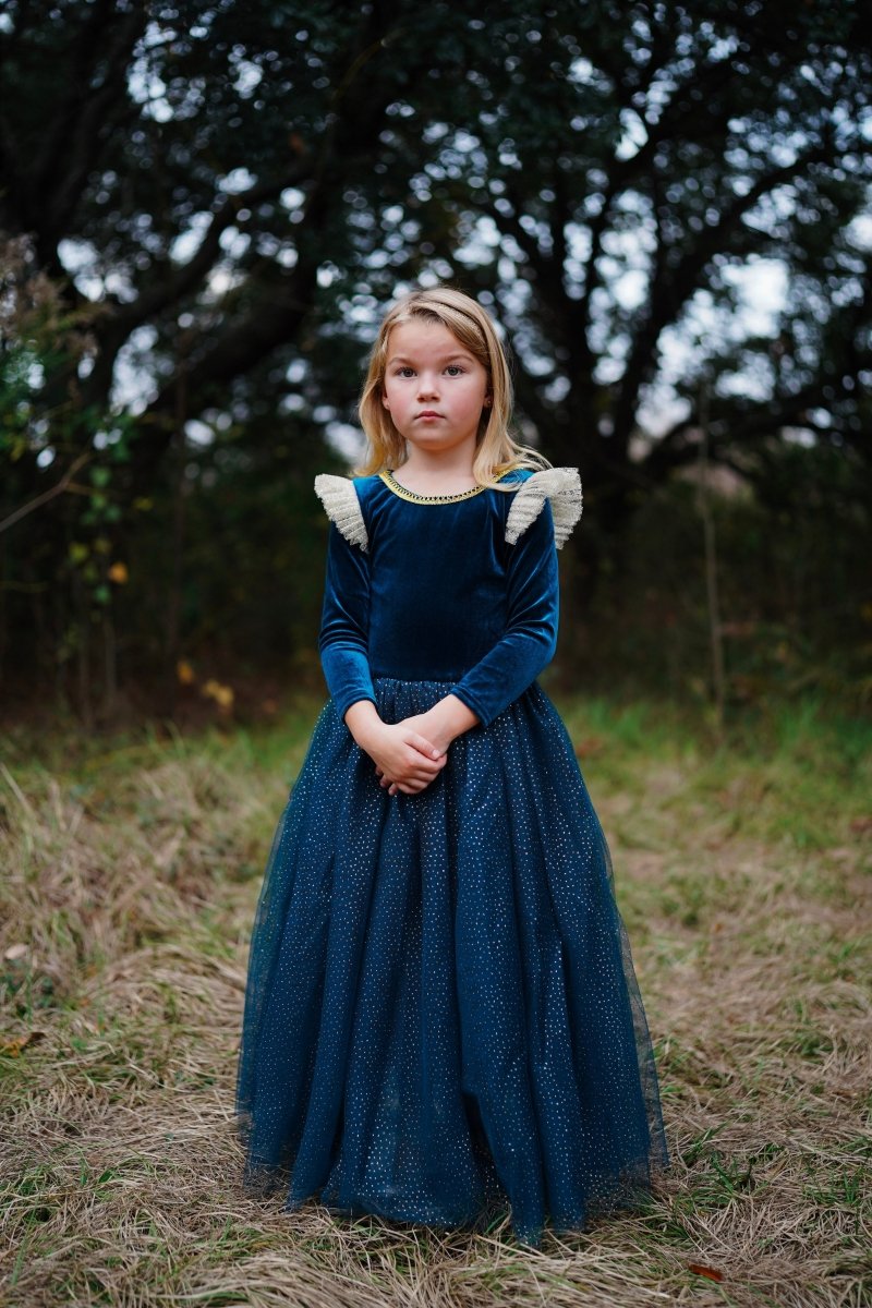 Vestido Princesa - La princesa valiente (verde azulado) - Casa de Fieras