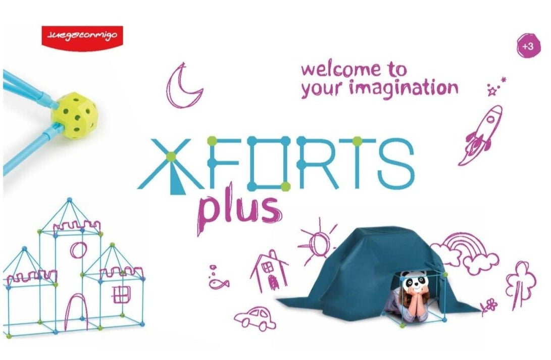 XForts Plus - 85 piezas - Casa de Fieras