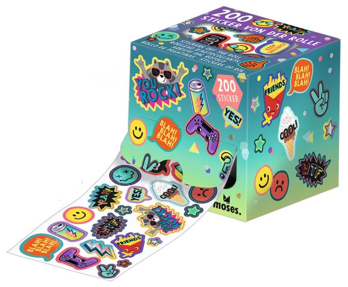 Rollo pegatinas holográficas - pop