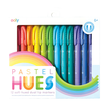 Set de 12 Rotuladores doble punta - Pastel