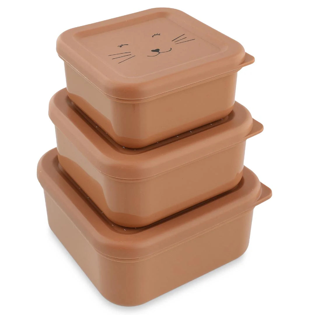 Caja merienda - Gato (set de 3)