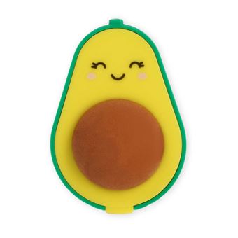 Mini Sacapuntas con goma de borrar- Aguacate
