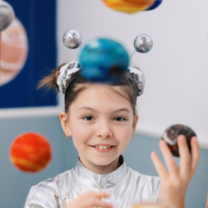 Set de gelatina en tubo - Planetas 3D