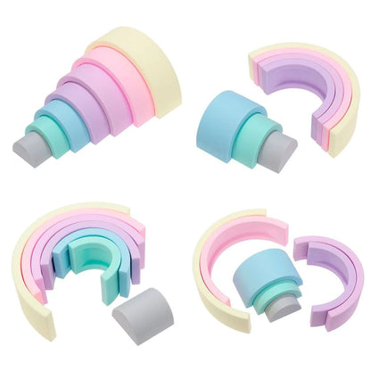 Arcoíris de silicona Familiar - Pastel