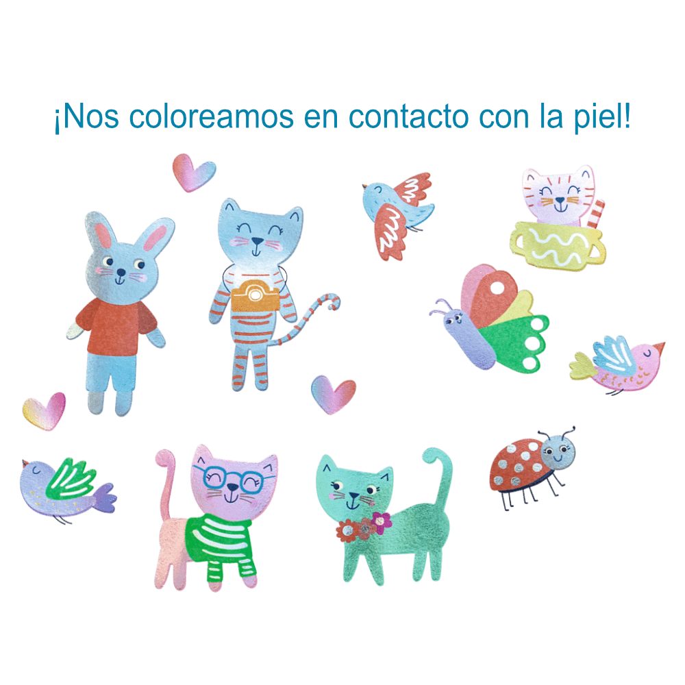 Tatuajes metalizados - Amigos de primavera