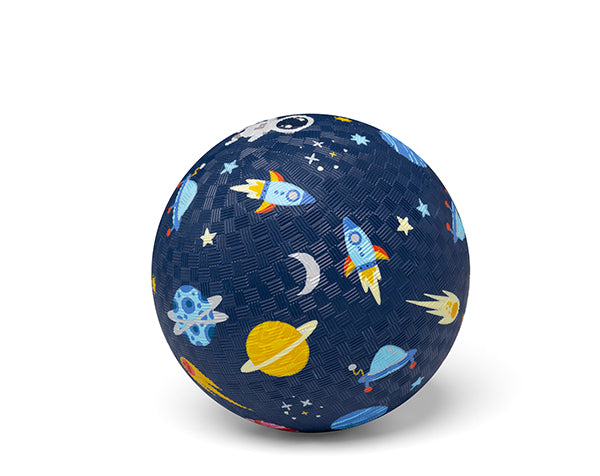 Pelota De Goma Crocodile Creek Para Niños - 7 Pulgadas, Sin PVC, Para Interior Y Exterior, Color Verde