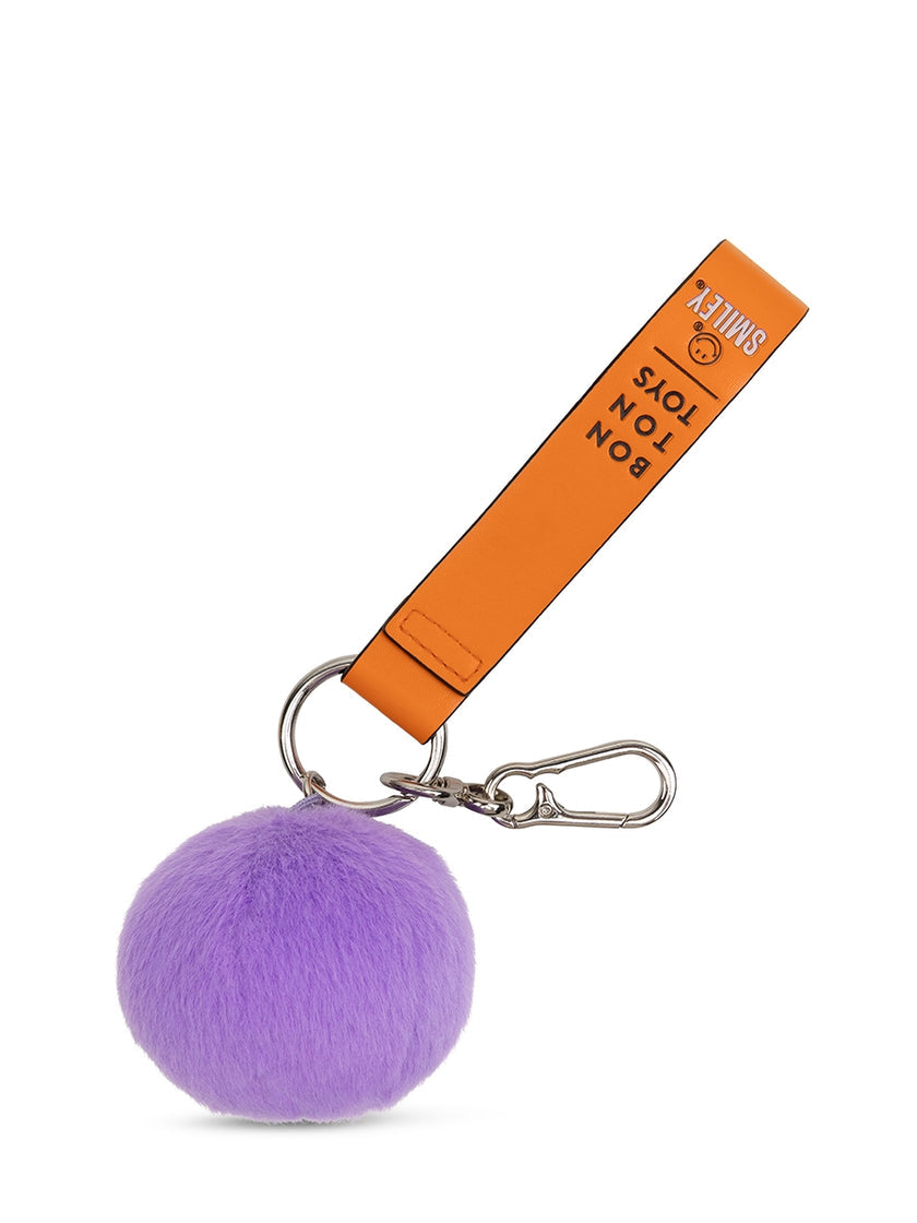 Charm de Peluche - Smiley Morado
