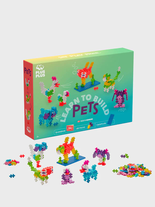 Plus Plus - Mini - Aprende a construir - Pets (275 piezas)
