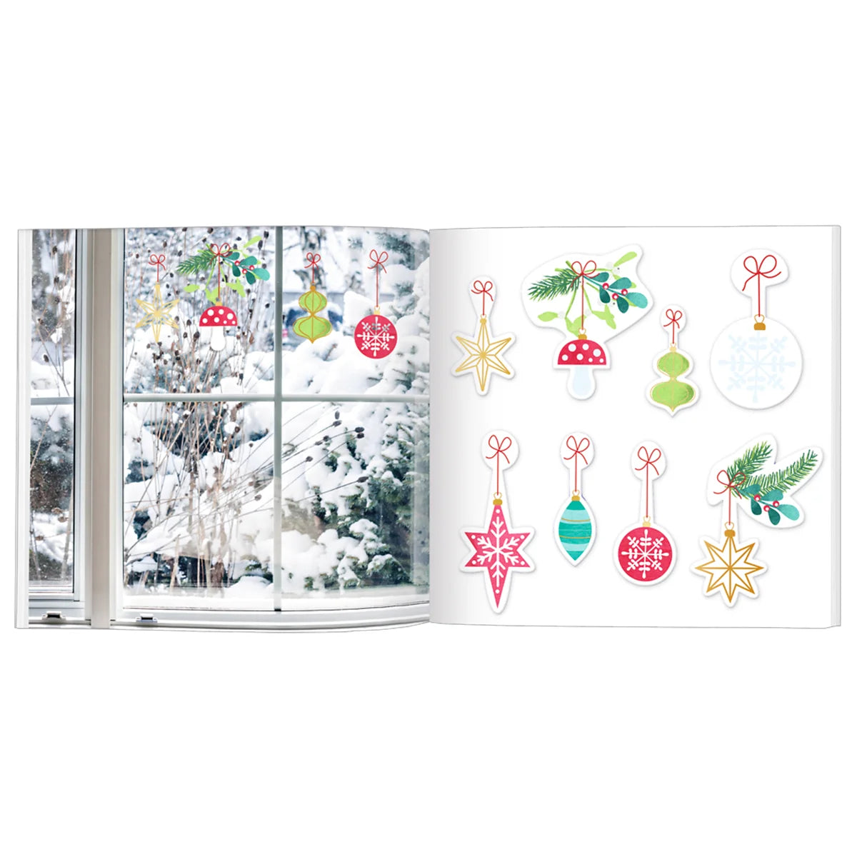 Libro de pegatinas para la ventana - Navidad