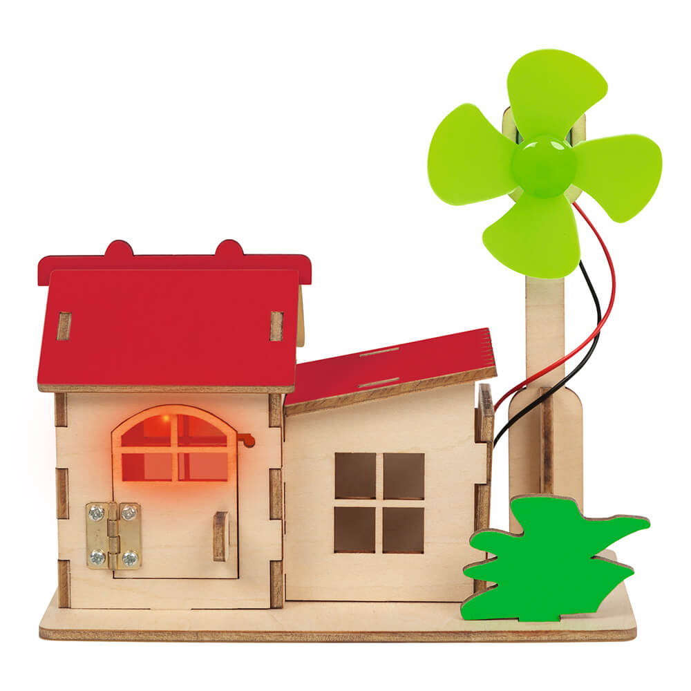 Kit Casita con Turbina Eólica