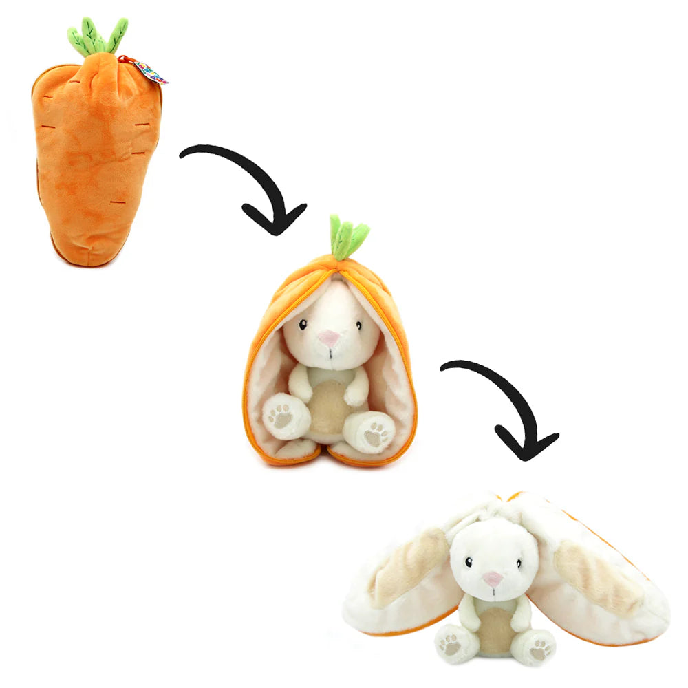 Peluche 2 en 1 - Zanahoria y Conejo