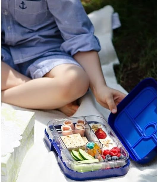 Caja Merienda Yumbox - M - (Original, 6 compartimentos) - Carrera de Coches