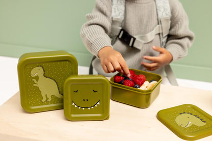 Caja merienda - Dino (set de 3)