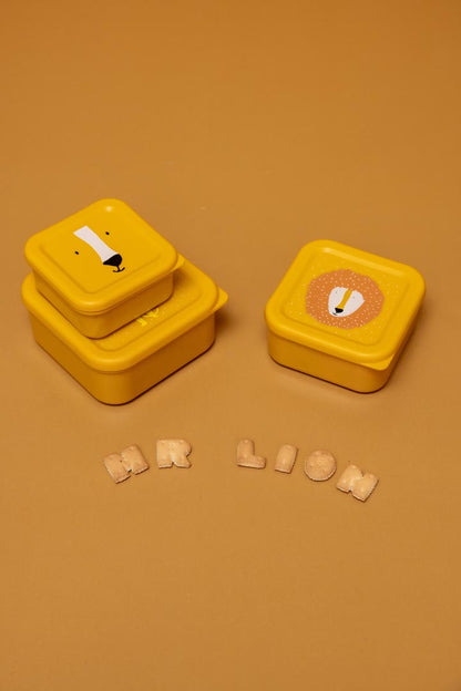 Caja merienda - León (set de 3)