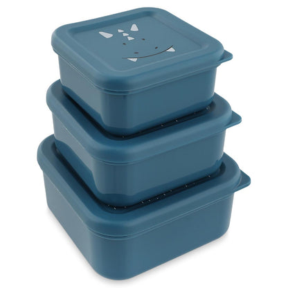 Caja merienda - Triceratops (set de 3)