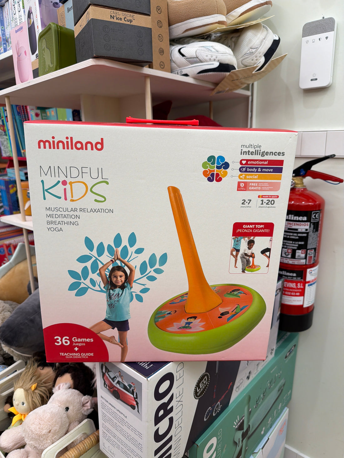 Peonza gigante yoga - Casa de Fieras 