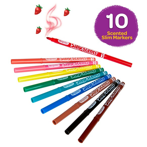 Rotuladores perfumados lavables (10 ud.)