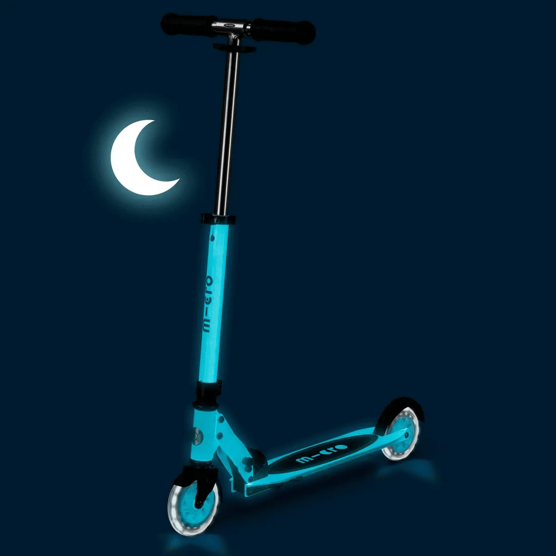 Patinete Micro Sprite LED Glow - Color cambia de Blanco a Azul