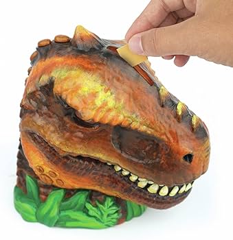 Hucha para pintar - Dinosaurio T-Rex